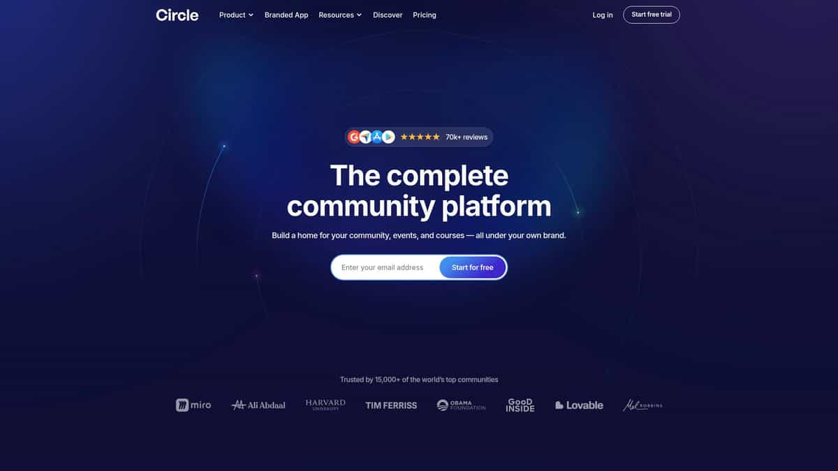 Circle Downloader website preview