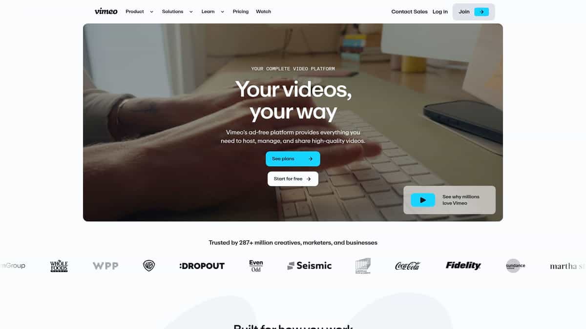 Vimeo Video Downloader website preview