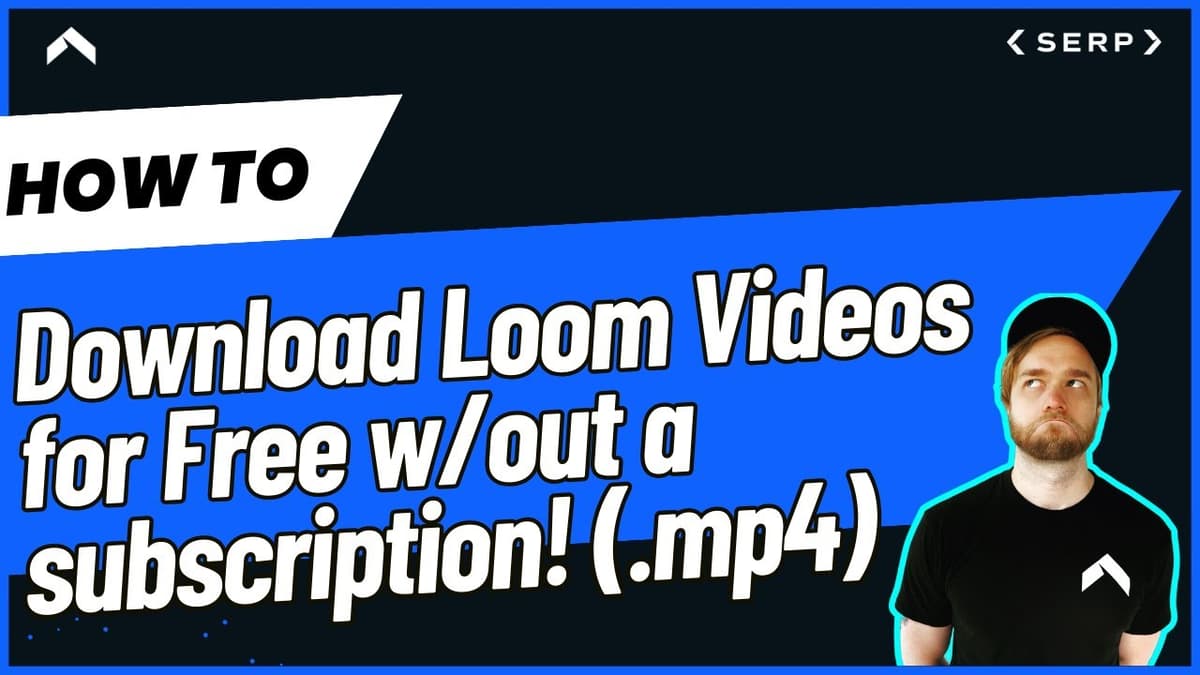 How to Download Loom Videos for Free Without a Loom Subscription (.mp4 video embed example)