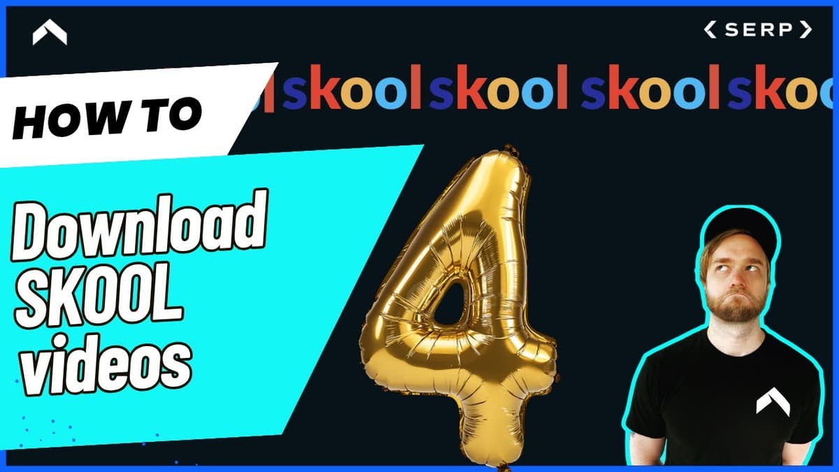 How to Download Skool.com Course Videos | Loom Vimeo, Wistia, & More = ✅ | Community & Posts