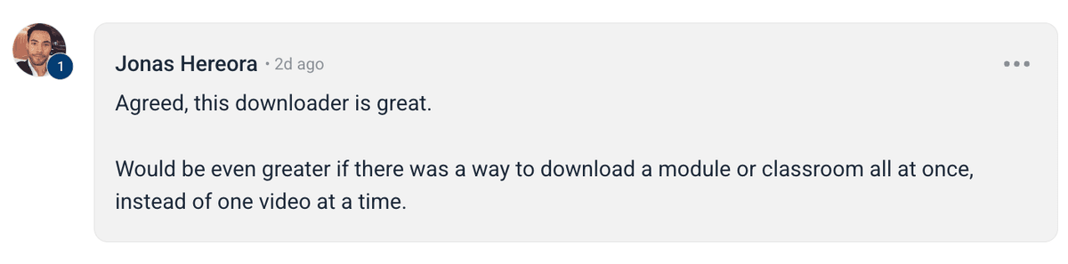 Jonas H. testimonial