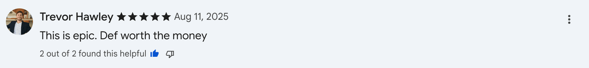 Trevor H. testimonial