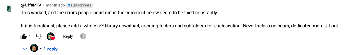 Uffe PTV testimonial