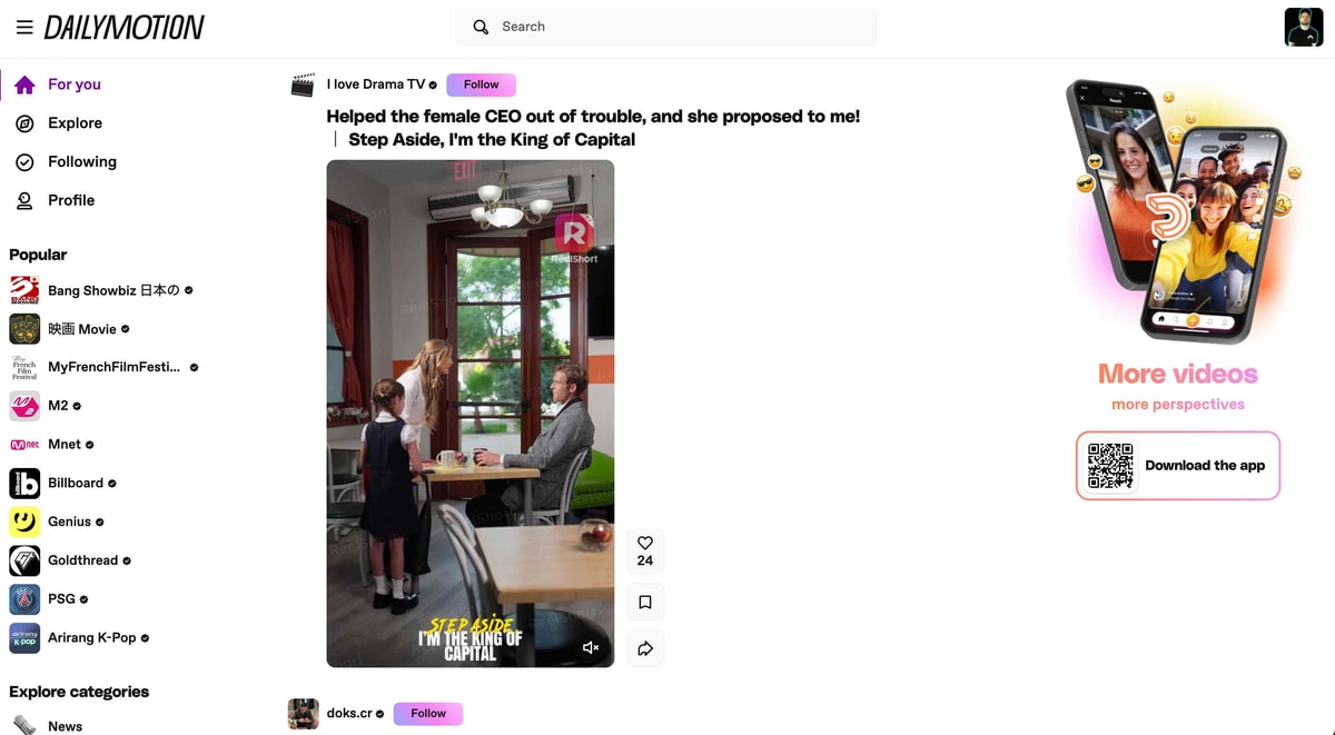 Dailymotion Downloader homepage