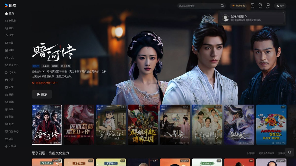 Youku Downloader website homepage