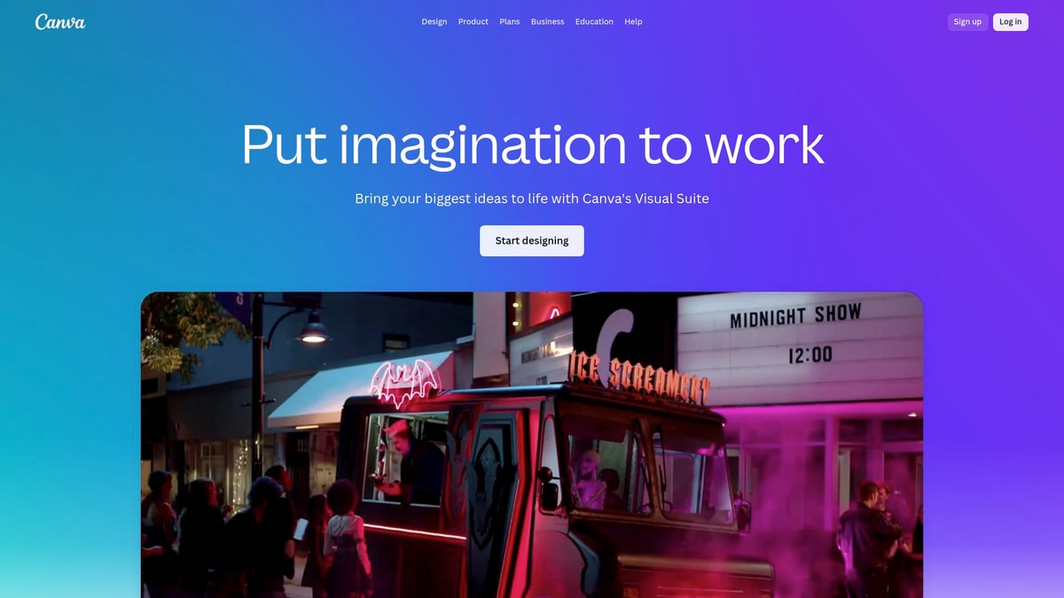 Canva Downloader website preview