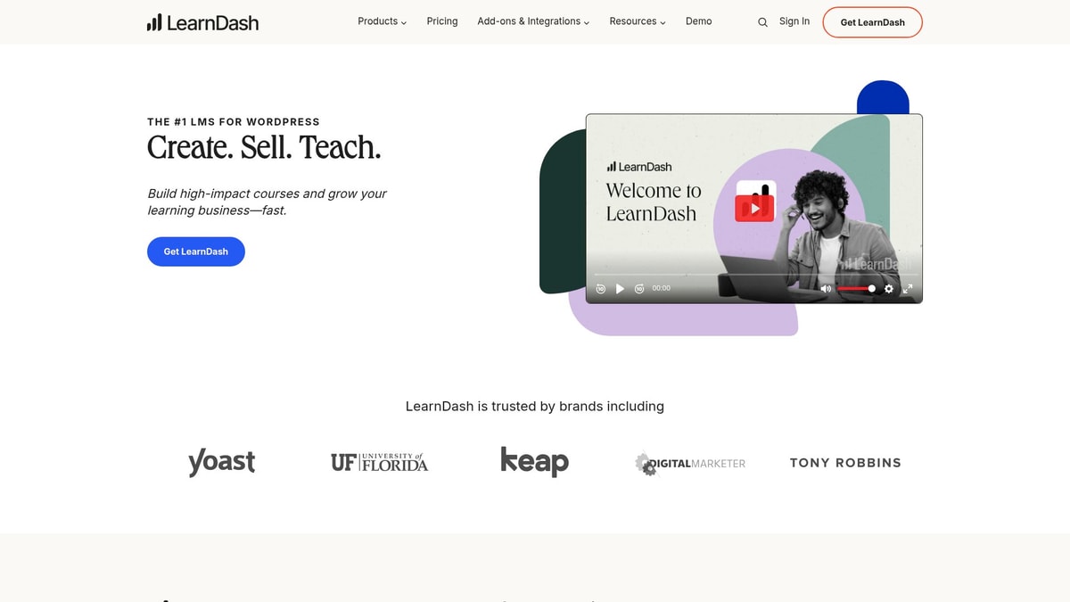 Learndash Downloader website preview